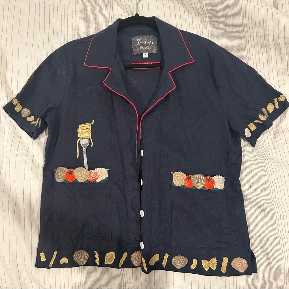 Tombolo unisex vongole cabana shirt